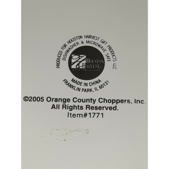 2005 Orange County Choppers STEIN Motorcycle TANKARD New York - Picture 6 of 9